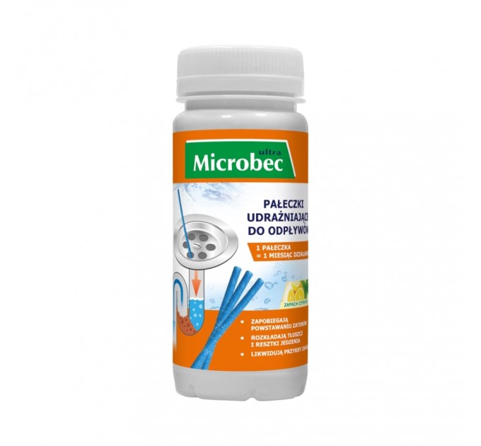 Microbec BROS BS‑2055 – био пръчици за почистване на сифони