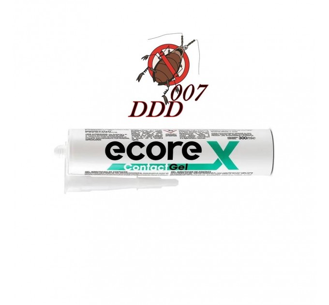 Ecorex Contact Gel – Професионален инсектицид за контрол на хлебарки и мравки 300 гр.