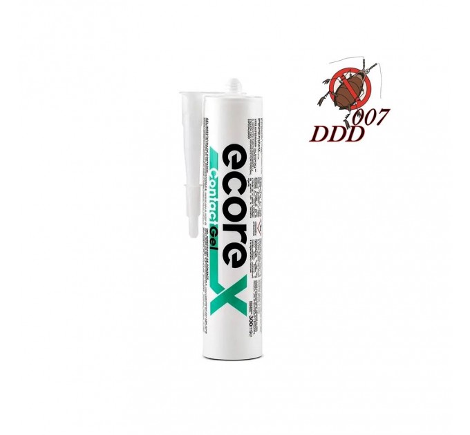 Ecorex Contact Gel – Професионален инсектицид за контрол на хлебарки и мравки 300 гр.