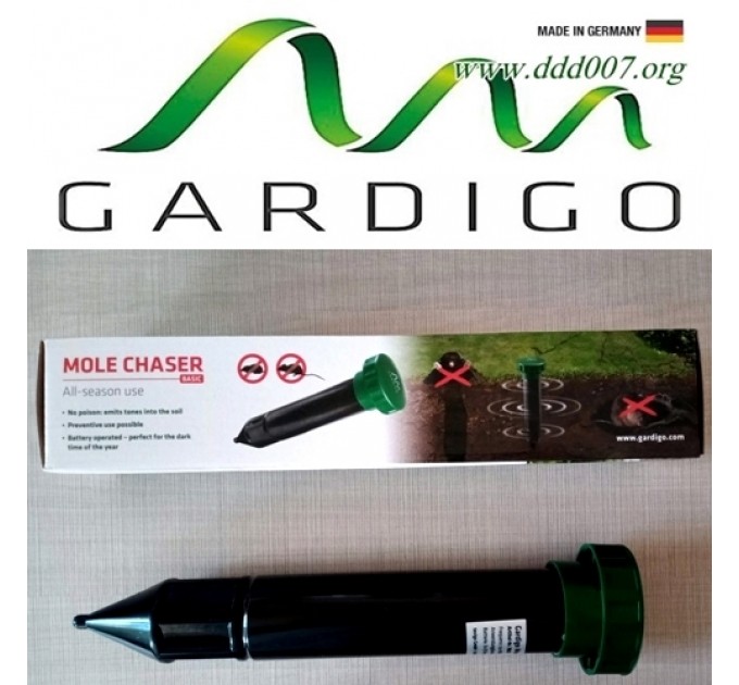 Gardigo Mole Defense. Уред против подземни вредители.