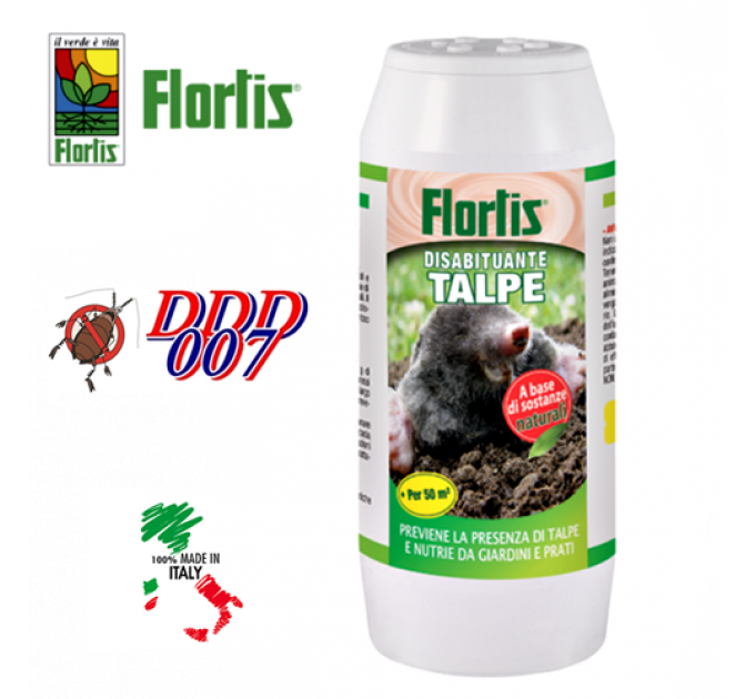 Репелент против къртици, сляпо куче и нутрии Flortis