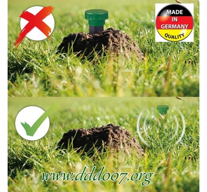 Gardigo Mole Defense. Уред против подземни вредители.
