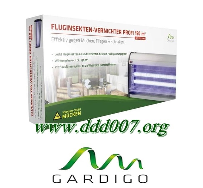 Инсектицидна лампа против комари и мухи - Gardigo Profi 150