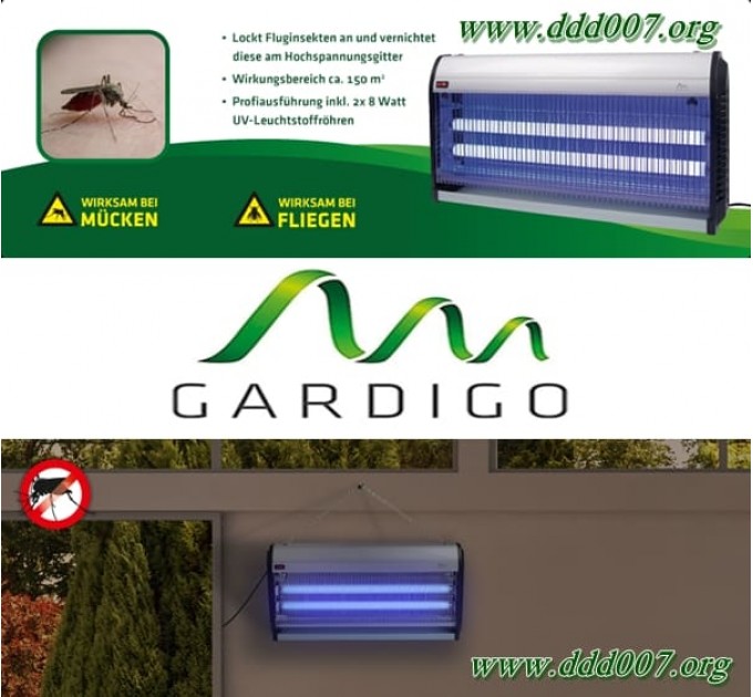 Инсектицидна лампа против комари и мухи - Gardigo Profi 150