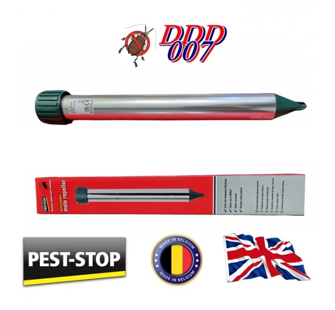 PEST STOP MOLE REPELLER - Уникален уред против къртици 