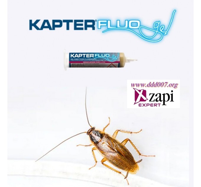 KAPTER FLUOGEL - Уникален флуоресцентен гел против хлебарки